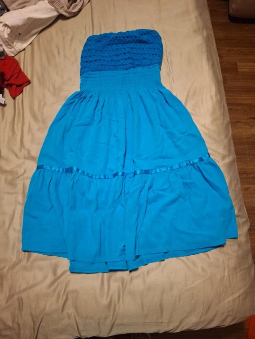 Blue dress